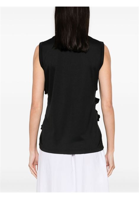 Black knot-embellished tank top Comme Des Garçons - women COMME DES GARCONS | GMT0021